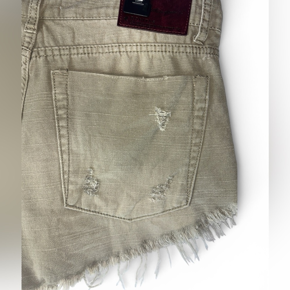 One Teaspoon Bonitas Australian Boho distressed grunge Frayed Jean Shorts 28 - Picture 7 of 14